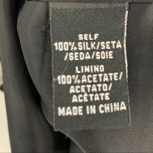 Tibi Black Silk Beaded Shift Dress 2 - Picture 9 of 10